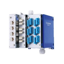 HIRSCHMANN PATCH PANEL: 4 X SINGLE MODULE 24 X SC OM3 DUPLEX + PIGTAILS 942 082-998-023